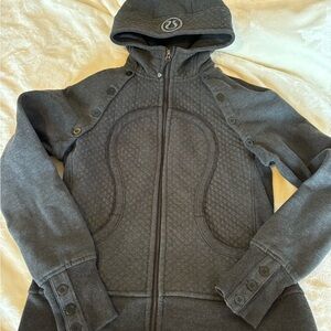 Limited edition Lululemon Gray Quilted Hoodie